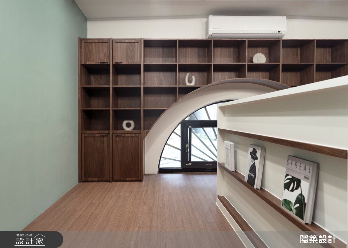 6坪老屋(31~40年)＿新復古風臥室案例圖片＿隱築室內裝修設計有限公司＿隱築_光影幻境之4