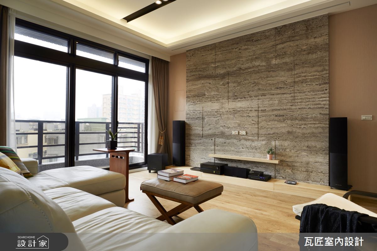 45坪新成屋(5年以下)＿日式人文風客廳案例圖片＿瓦匠室內裝修工程有限公司＿瓦匠_玩轉生活【2022 美國TITAN AWARDS 金獎】之3