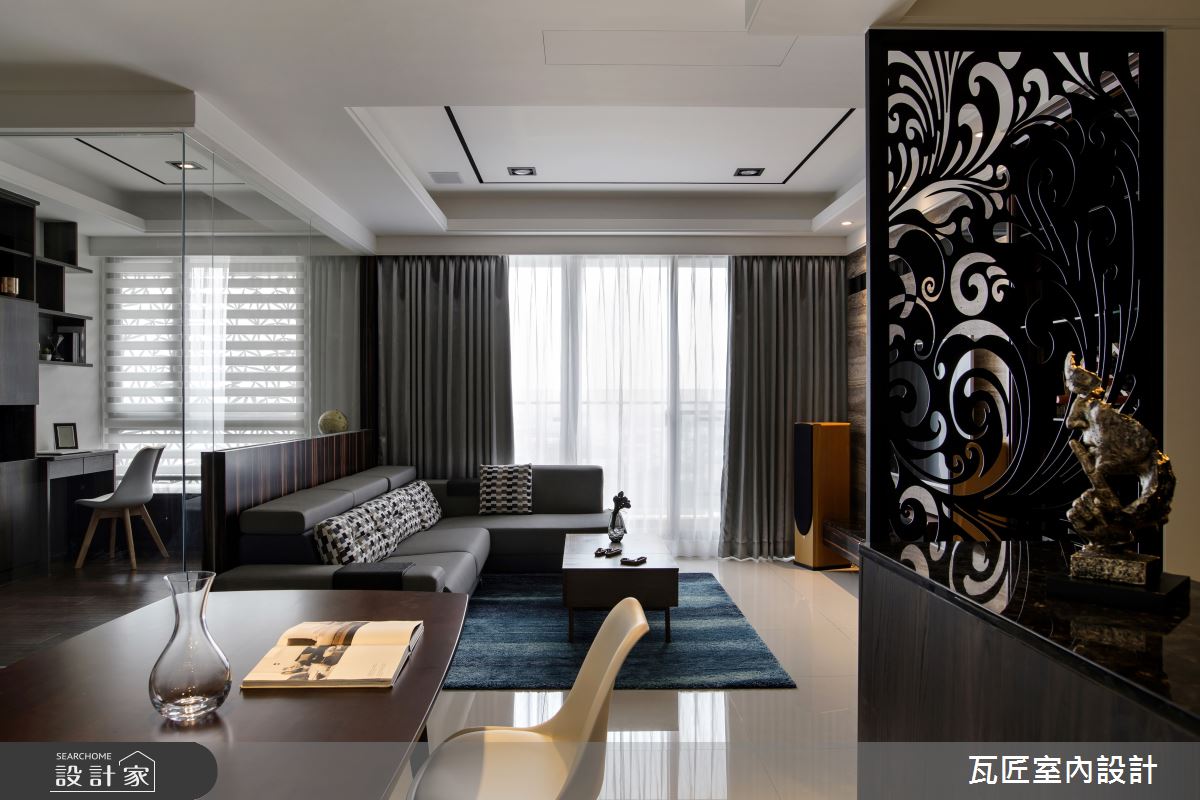 32坪新成屋(5年以下)＿現代風客廳餐廳案例圖片＿瓦匠室內裝修工程有限公司＿瓦匠_默．墨之7