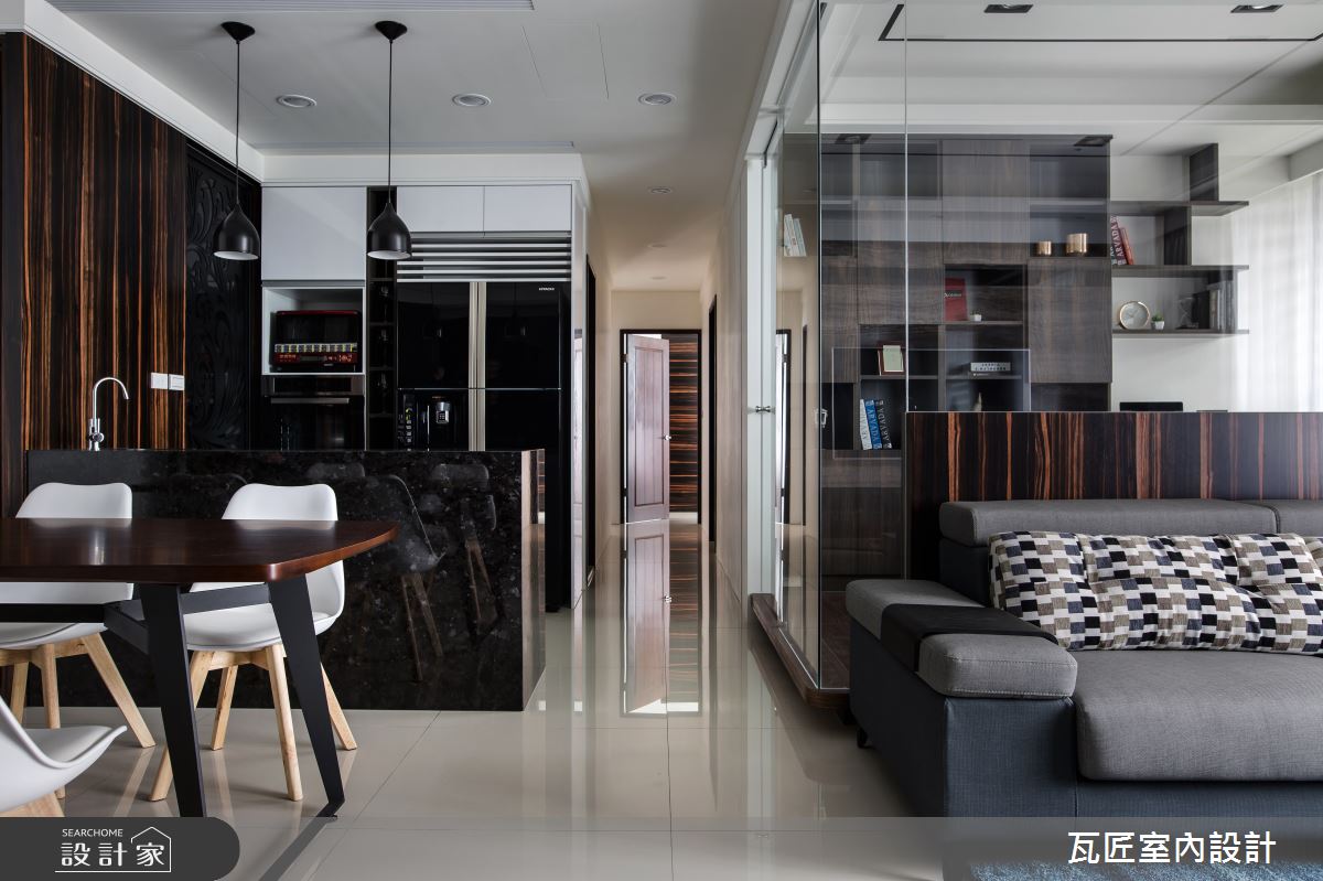 32坪新成屋(5年以下)＿現代風客廳餐廳案例圖片＿瓦匠室內裝修工程有限公司＿瓦匠_默．墨之12