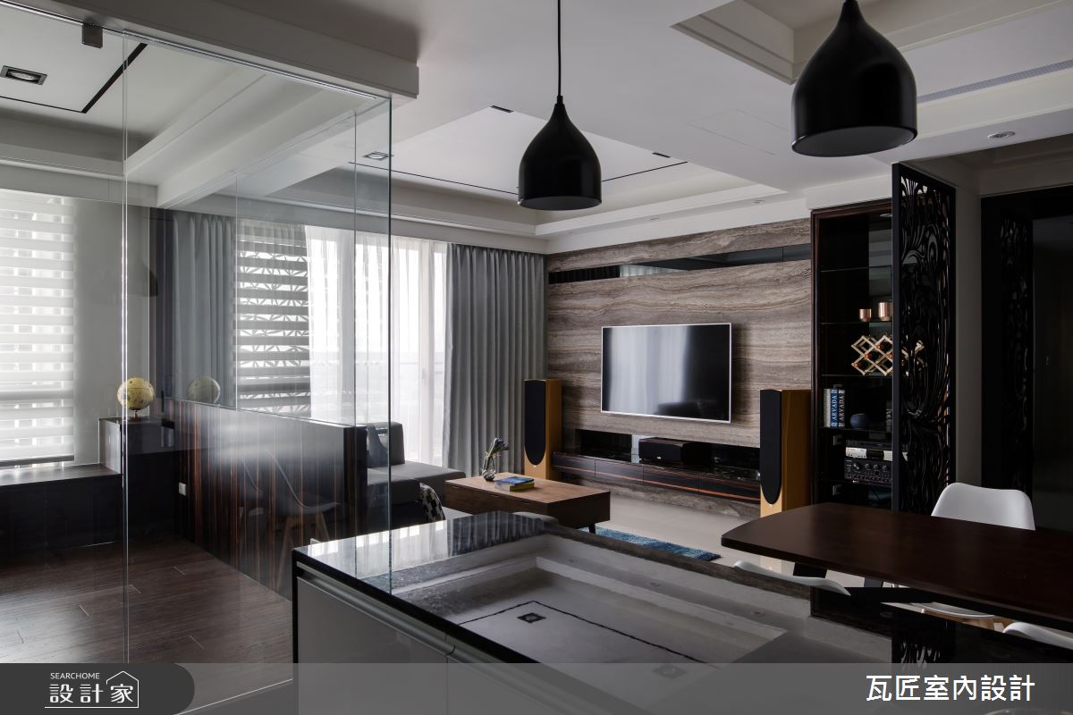 32坪新成屋(5年以下)＿現代風餐廳書房案例圖片＿瓦匠室內裝修工程有限公司＿瓦匠_默．墨之21