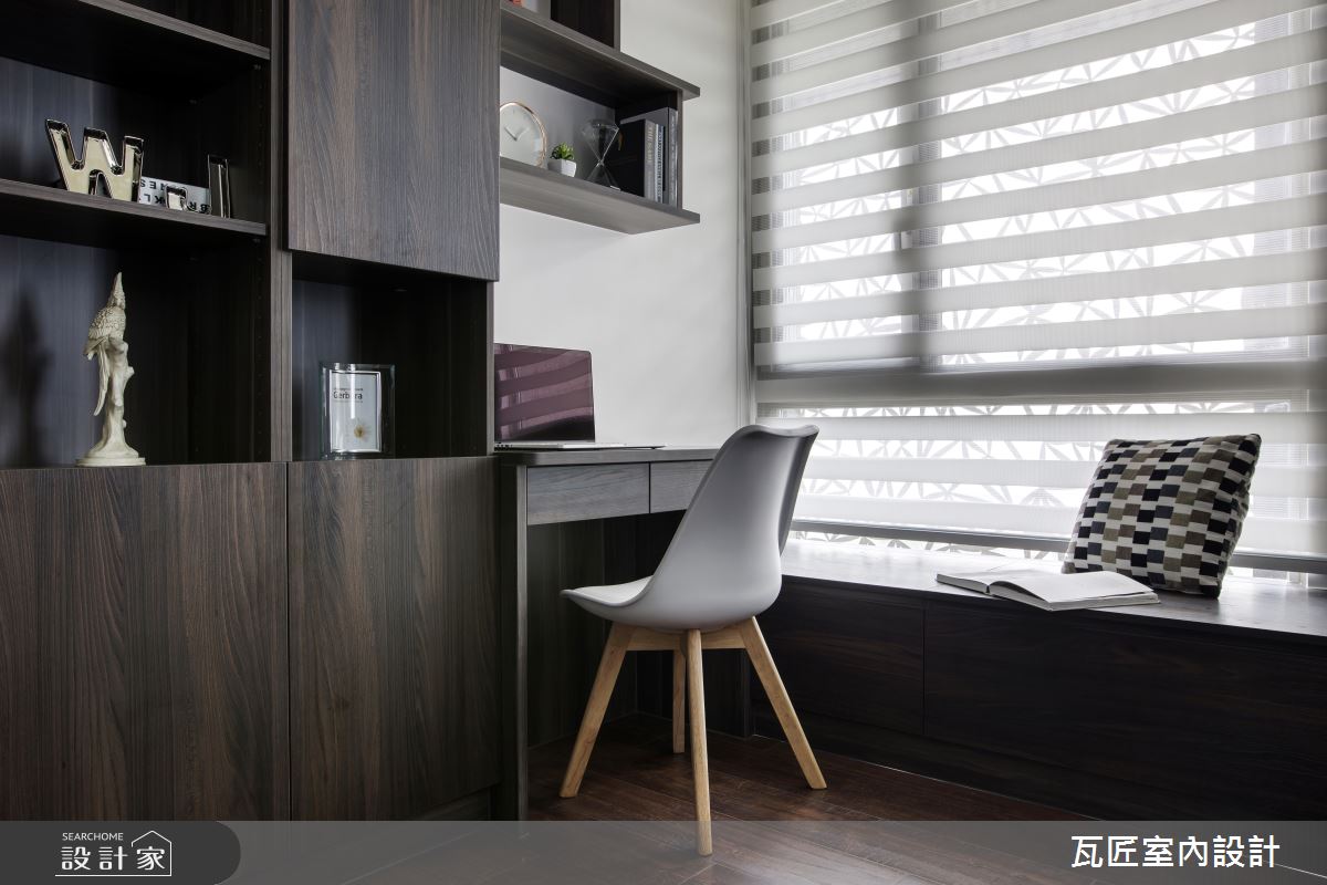 32坪新成屋(5年以下)＿現代風書房臥榻案例圖片＿瓦匠室內裝修工程有限公司＿瓦匠_默．墨之25