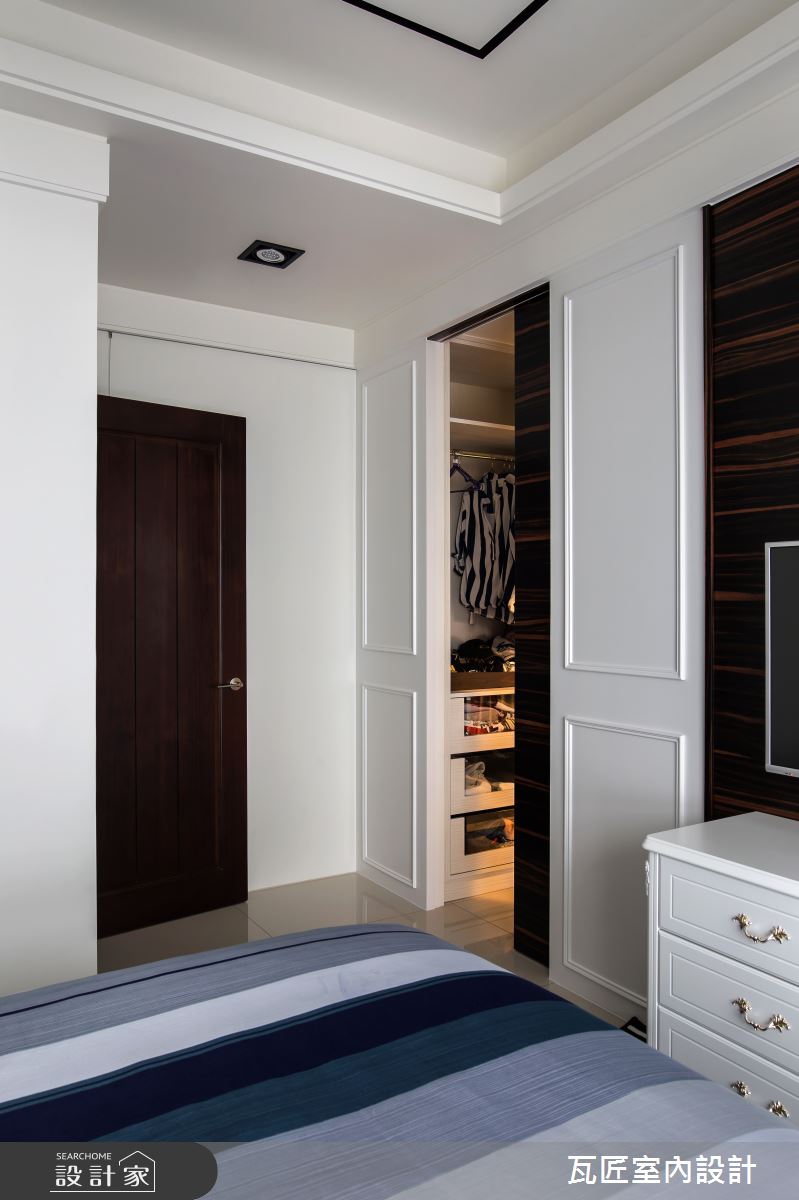 32坪新成屋(5年以下)＿現代風臥室更衣間案例圖片＿瓦匠室內裝修工程有限公司＿瓦匠_默．墨之32
