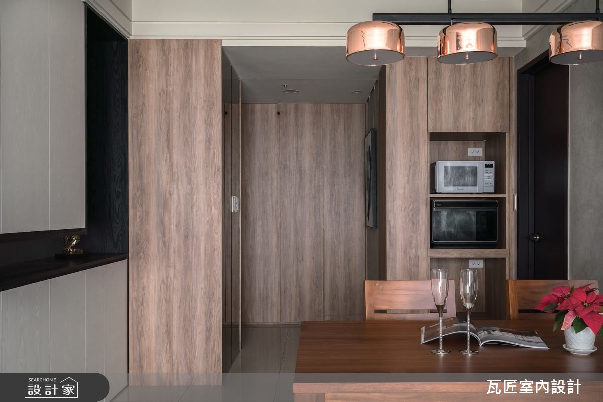 23坪新成屋(5年以下)＿現代風玄關餐廳案例圖片＿瓦匠室內裝修工程有限公司＿瓦匠_寓逸【2022 柏林Berlin城市設計獎 shortlist】之4