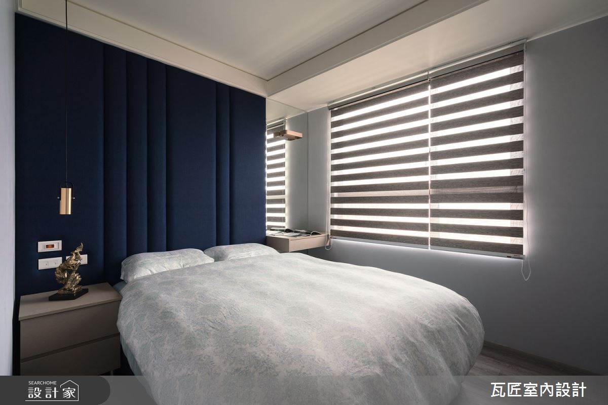 23坪新成屋(5年以下)＿現代風臥室案例圖片＿瓦匠室內裝修工程有限公司＿瓦匠_寓逸【2022 柏林Berlin城市設計獎 shortlist】之12