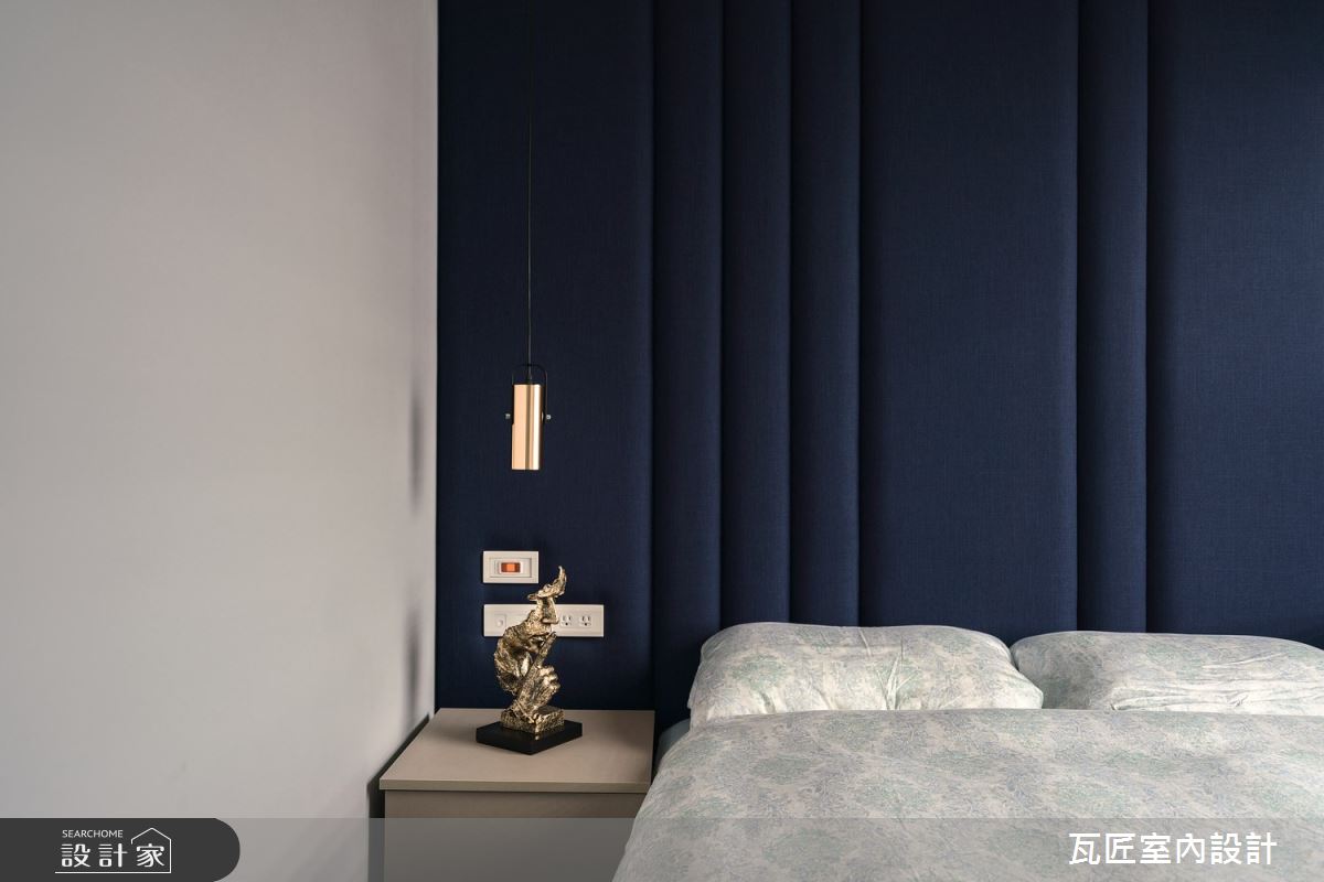 23坪新成屋(5年以下)＿現代風臥室案例圖片＿瓦匠室內裝修工程有限公司＿瓦匠_寓逸【2022 柏林Berlin城市設計獎 shortlist】之13