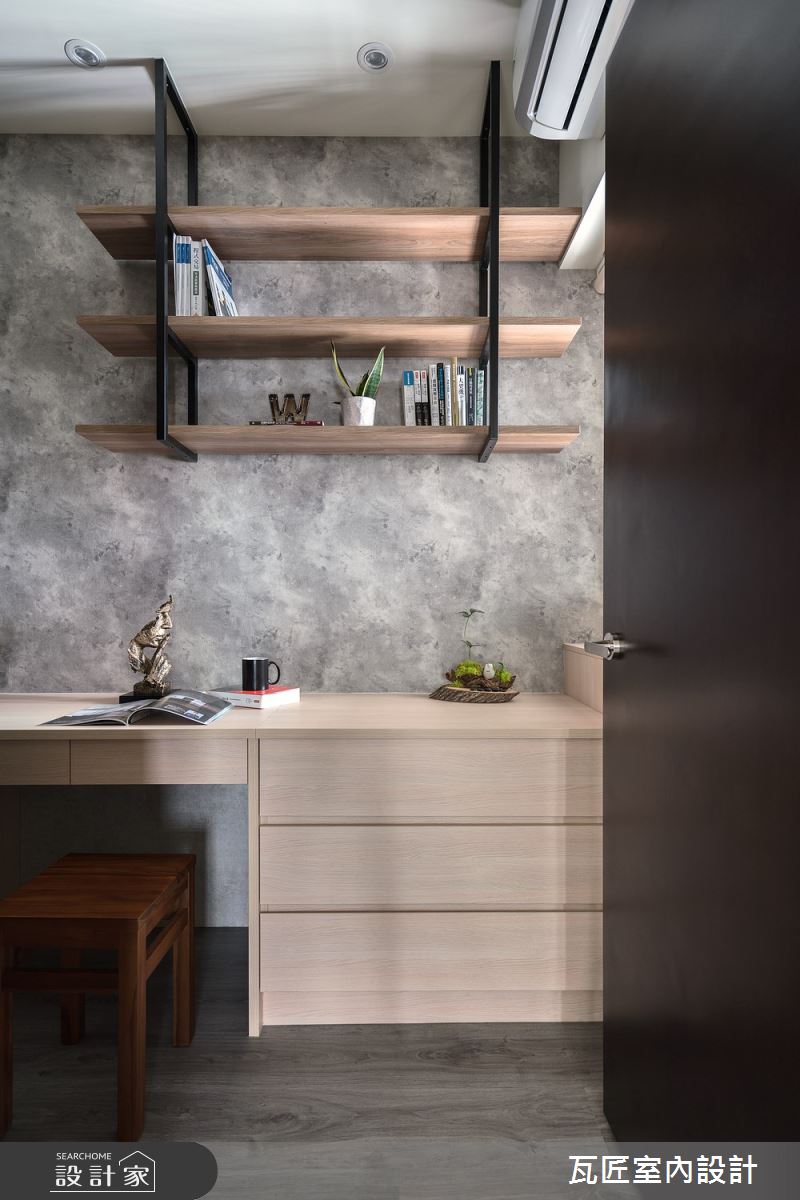 23坪新成屋(5年以下)＿現代風更衣間案例圖片＿瓦匠室內裝修工程有限公司＿瓦匠_寓逸【2022 柏林Berlin城市設計獎 shortlist】之14