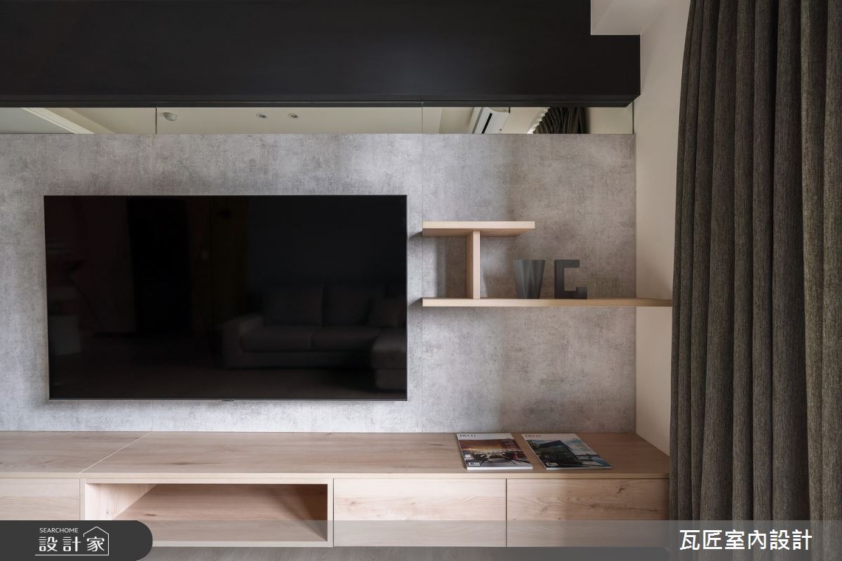 23坪新成屋(5年以下)＿日式風客廳案例圖片＿瓦匠室內裝修工程有限公司＿瓦匠_遇見鴻築之5