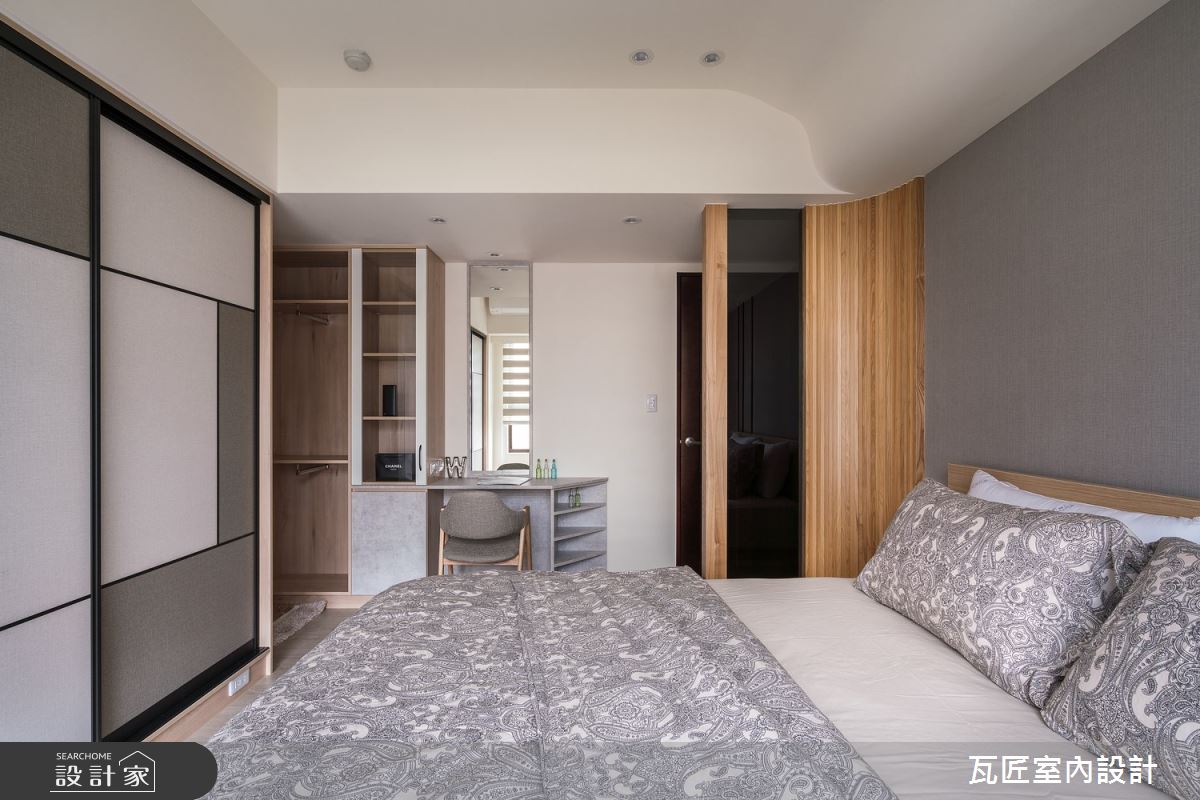 23坪新成屋(5年以下)＿日式風臥室案例圖片＿瓦匠室內裝修工程有限公司＿瓦匠_遇見鴻築之16