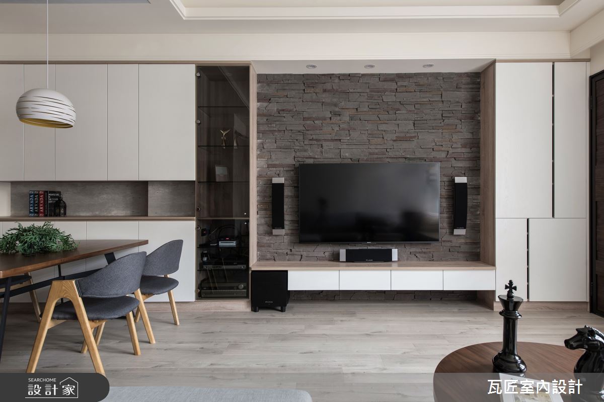 88坪新成屋(5年以下)＿北歐風客廳餐廳案例圖片＿瓦匠室內裝修工程有限公司＿瓦匠_翰林皇居之5