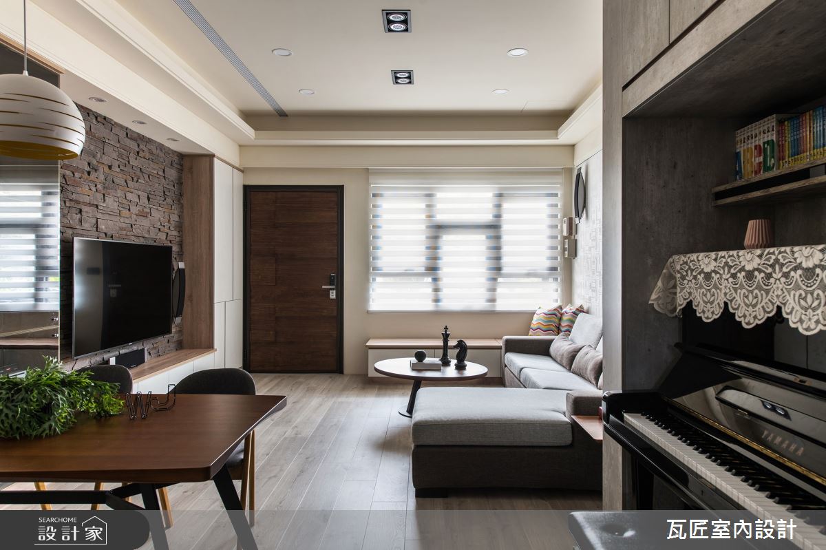 88坪新成屋(5年以下)＿北歐風客廳餐廳案例圖片＿瓦匠室內裝修工程有限公司＿瓦匠_翰林皇居之9