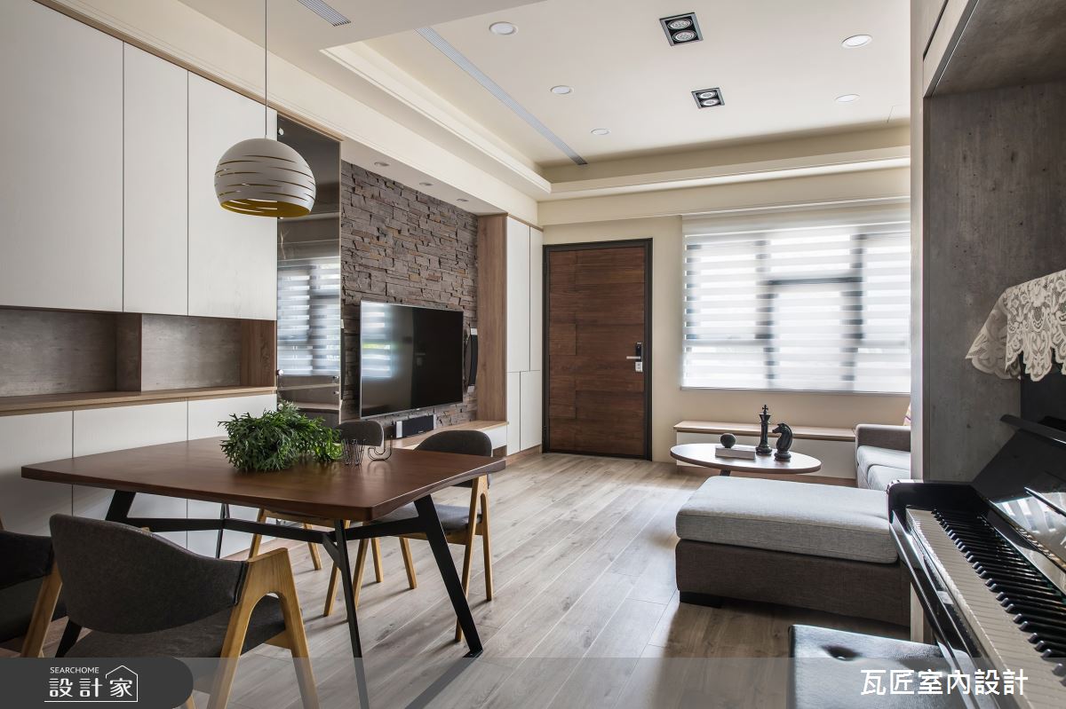 88坪新成屋(5年以下)＿北歐風客廳餐廳案例圖片＿瓦匠室內裝修工程有限公司＿瓦匠_翰林皇居之8