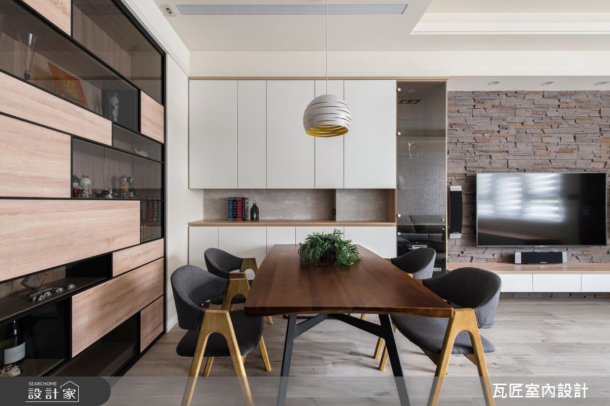 88坪新成屋(5年以下)＿北歐風餐廳案例圖片＿瓦匠室內裝修工程有限公司＿瓦匠_翰林皇居之6