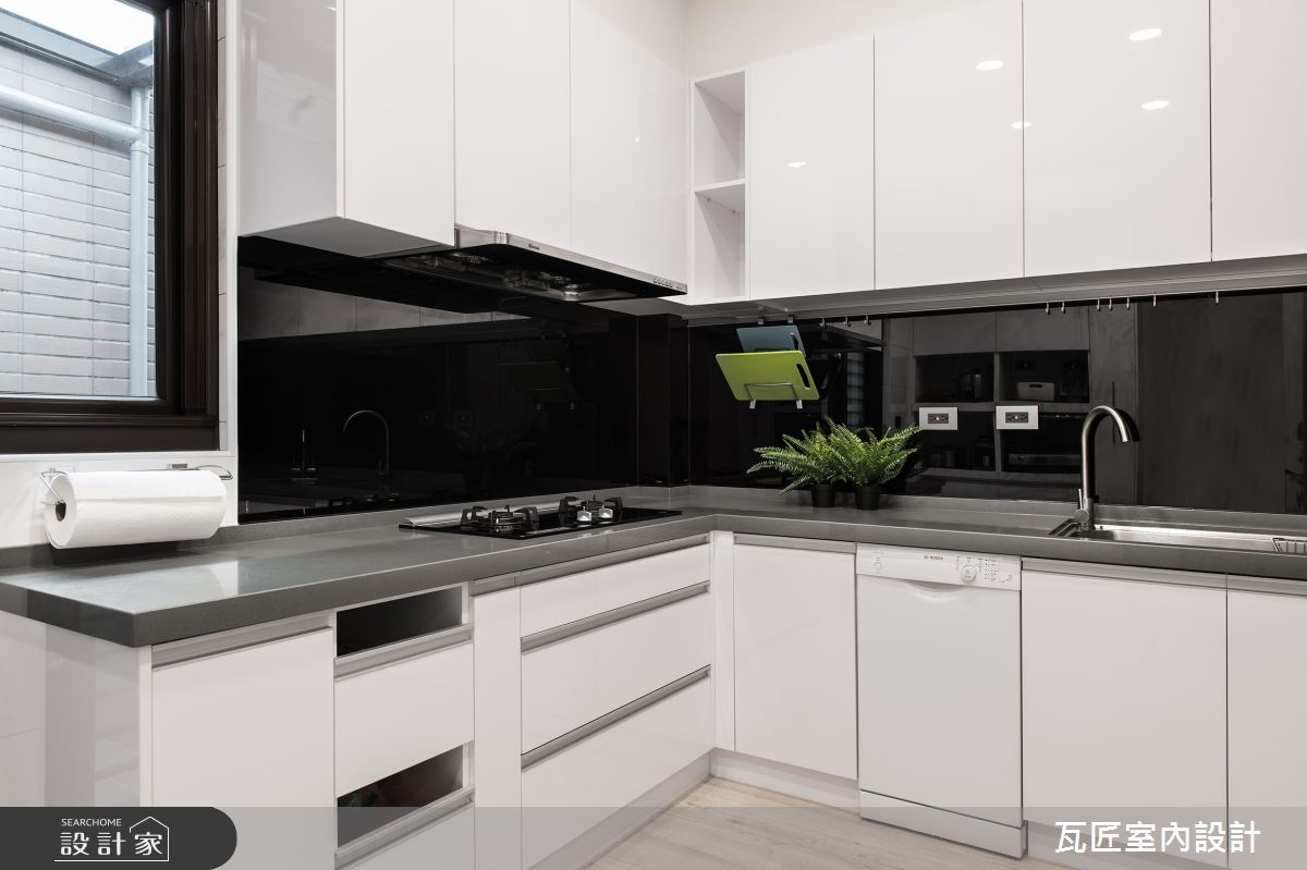 88坪新成屋(5年以下)＿北歐風廚房案例圖片＿瓦匠室內裝修工程有限公司＿瓦匠_翰林皇居之18