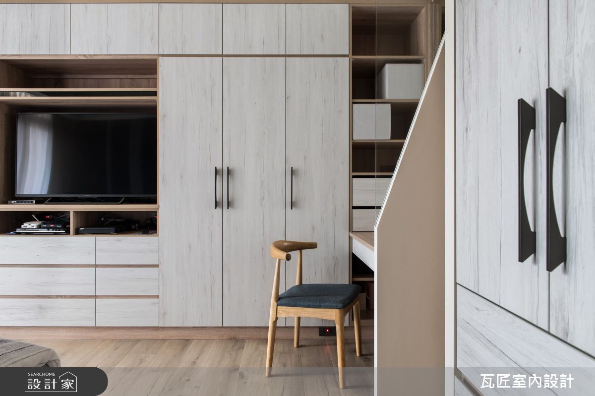 88坪新成屋(5年以下)＿北歐風臥室案例圖片＿瓦匠室內裝修工程有限公司＿瓦匠_翰林皇居之26