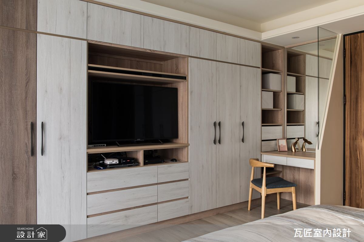 88坪新成屋(5年以下)＿北歐風臥室案例圖片＿瓦匠室內裝修工程有限公司＿瓦匠_翰林皇居之25