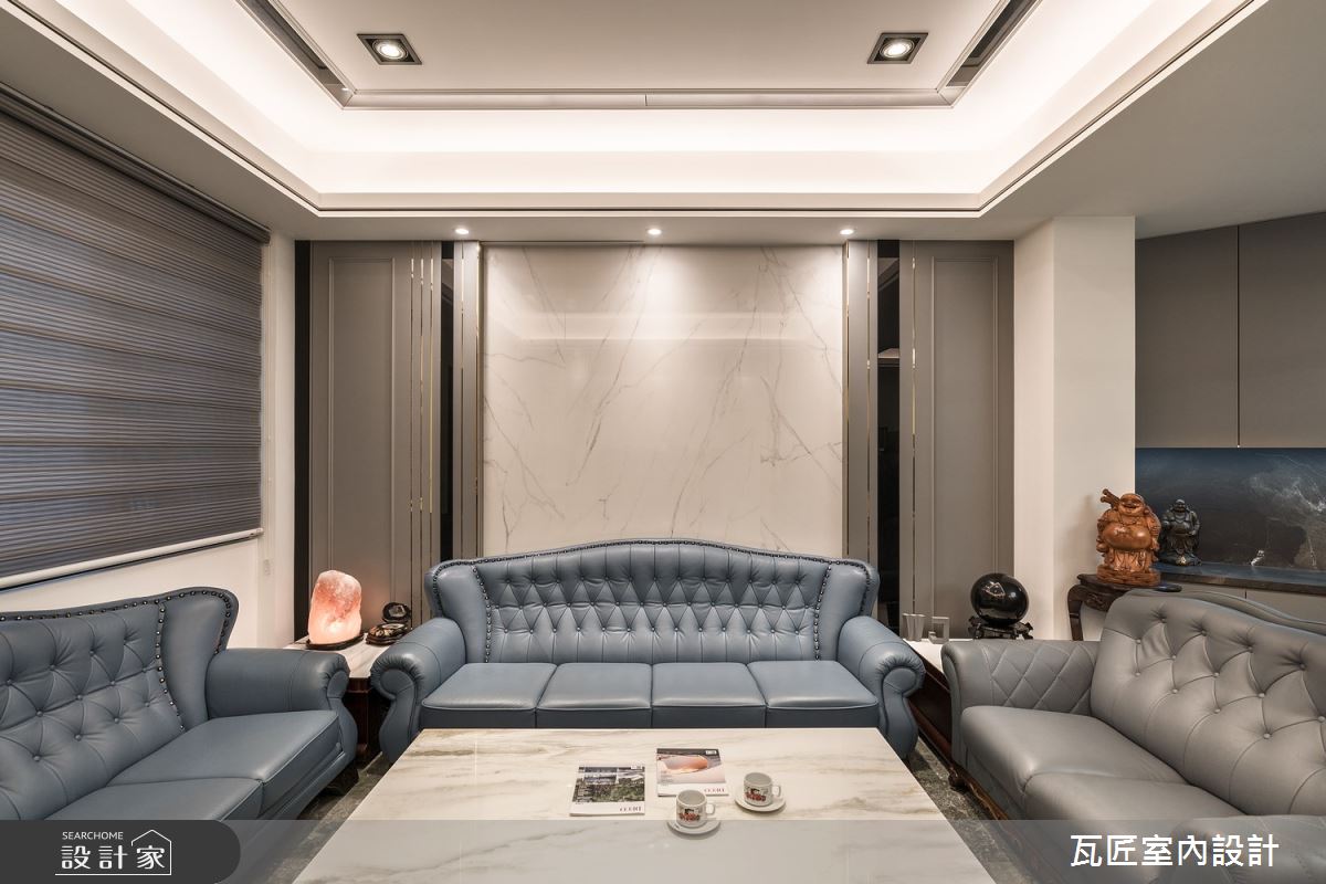 68坪中古屋(5~15年)＿現代風客廳案例圖片＿瓦匠室內裝修工程有限公司＿瓦匠_觀音透天之3