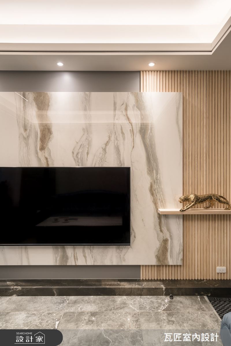 68坪中古屋(5~15年)＿現代風客廳案例圖片＿瓦匠室內裝修工程有限公司＿瓦匠_觀音透天之6