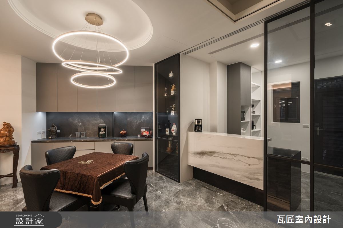 68坪中古屋(5~15年)＿現代風餐廳案例圖片＿瓦匠室內裝修工程有限公司＿瓦匠_觀音透天之9