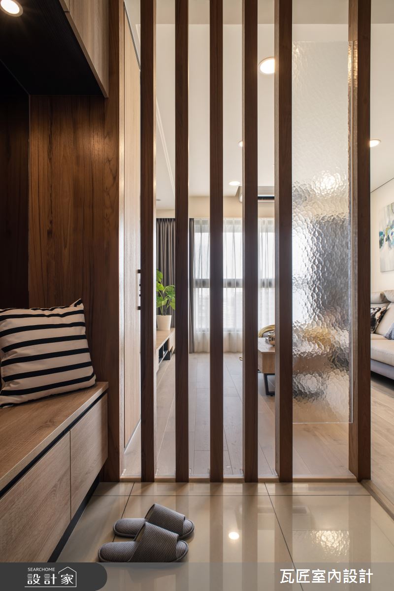 25坪新成屋(5年以下)＿北歐風玄關案例圖片＿瓦匠室內裝修工程有限公司＿瓦匠_怡然 · 萍居之1