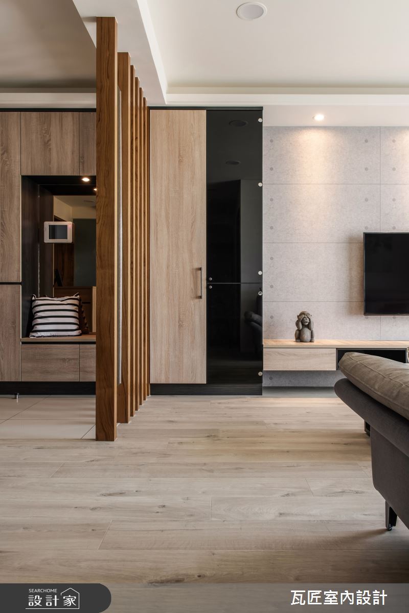25坪新成屋(5年以下)＿北歐風玄關客廳案例圖片＿瓦匠室內裝修工程有限公司＿瓦匠_怡然 · 萍居之8