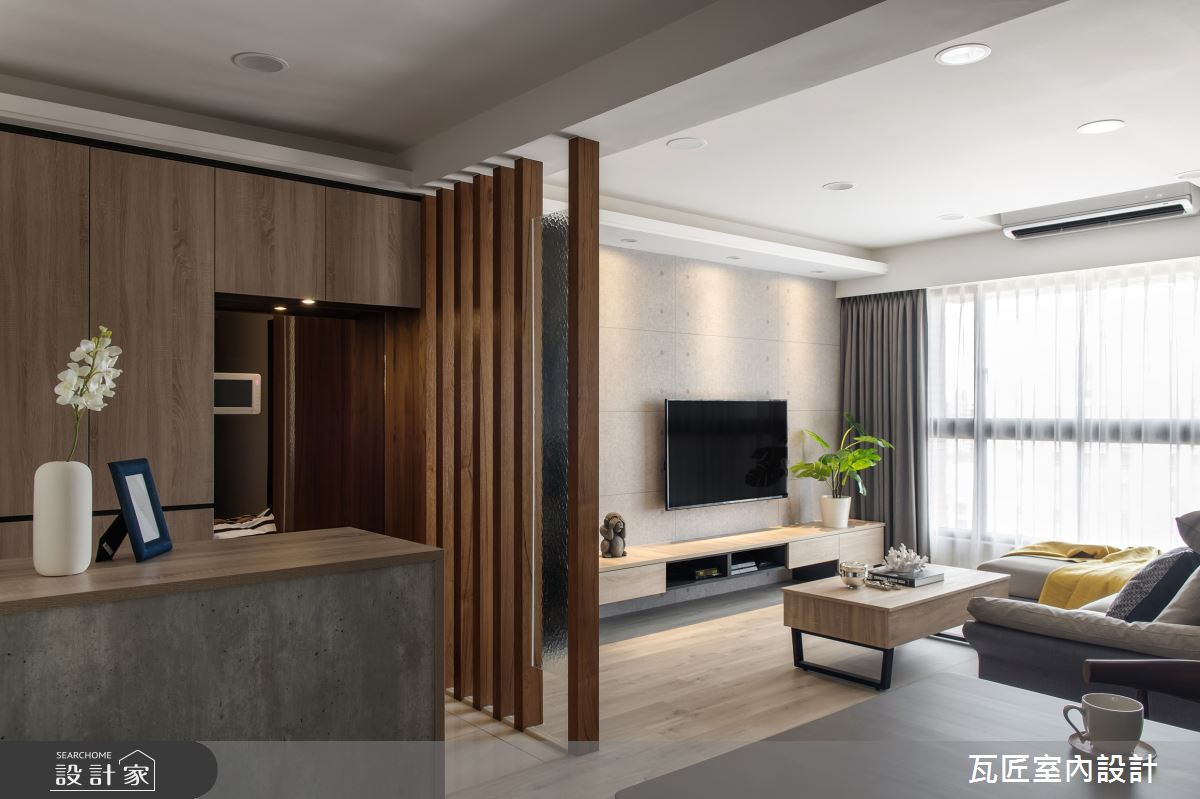 25坪新成屋(5年以下)＿北歐風玄關客廳案例圖片＿瓦匠室內裝修工程有限公司＿瓦匠_怡然 · 萍居之7