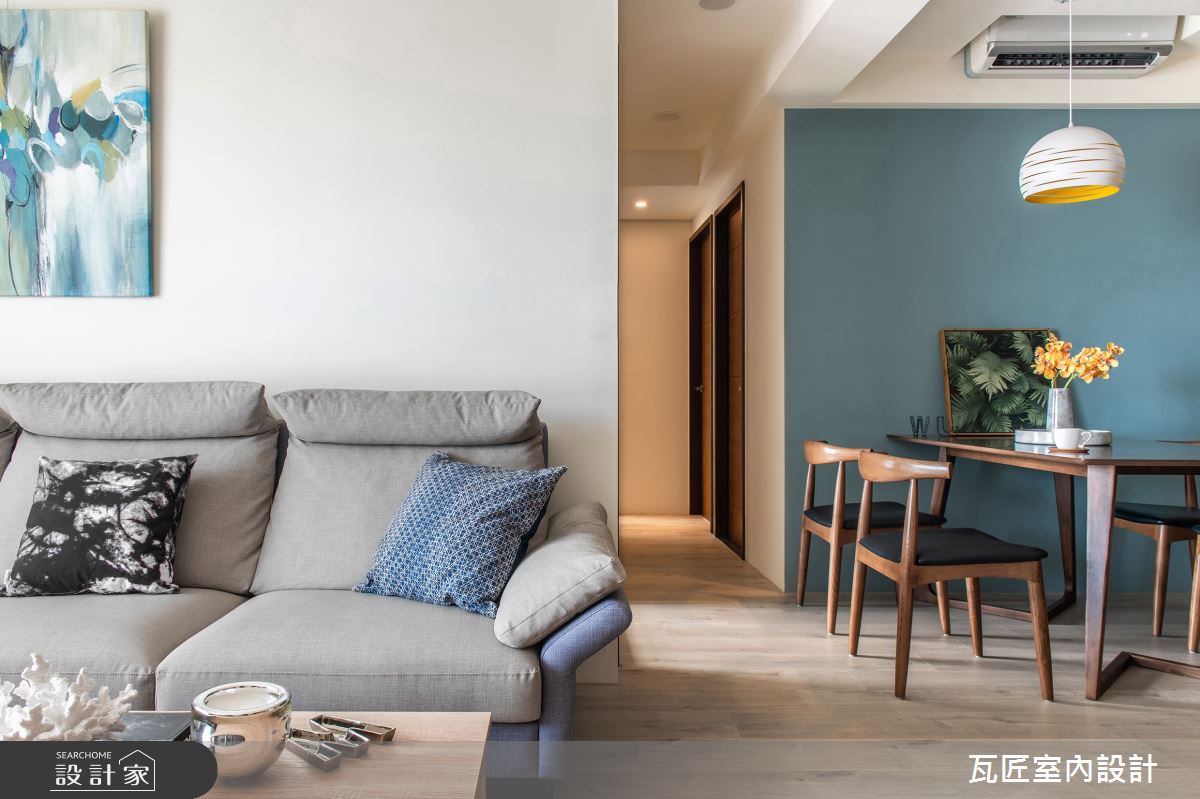 25坪新成屋(5年以下)＿北歐風客廳餐廳案例圖片＿瓦匠室內裝修工程有限公司＿瓦匠_怡然 · 萍居之17