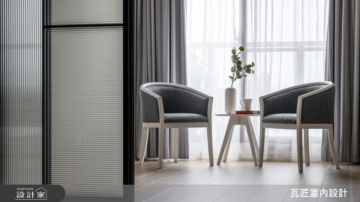 20坪新成屋(5年以下)＿日式風書房案例圖片＿瓦匠室內裝修工程有限公司＿瓦匠_樂享人生 . 頤樂【2021 美國IDA設計獎 Honorable Mention 榮譽獎】之17