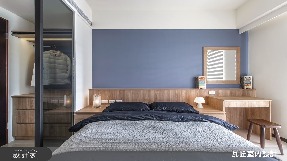 35坪新成屋(5年以下)＿現代風臥室案例圖片＿瓦匠室內裝修工程有限公司＿瓦匠_福璽·景安之16