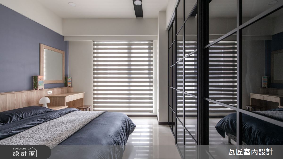 35坪新成屋(5年以下)＿現代風臥室案例圖片＿瓦匠室內裝修工程有限公司＿瓦匠_福璽·景安之15