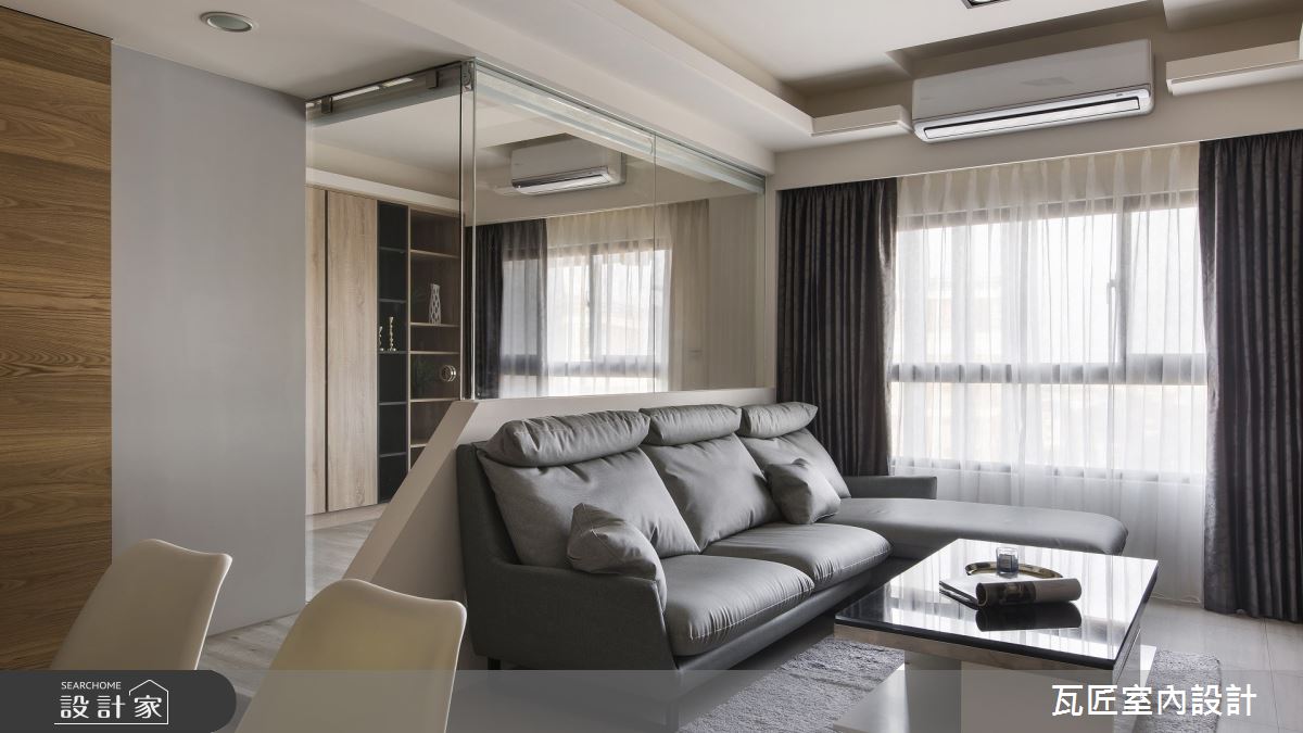 20坪新成屋(5年以下)＿北歐風客廳案例圖片＿瓦匠室內裝修工程有限公司＿瓦匠_青靜之3
