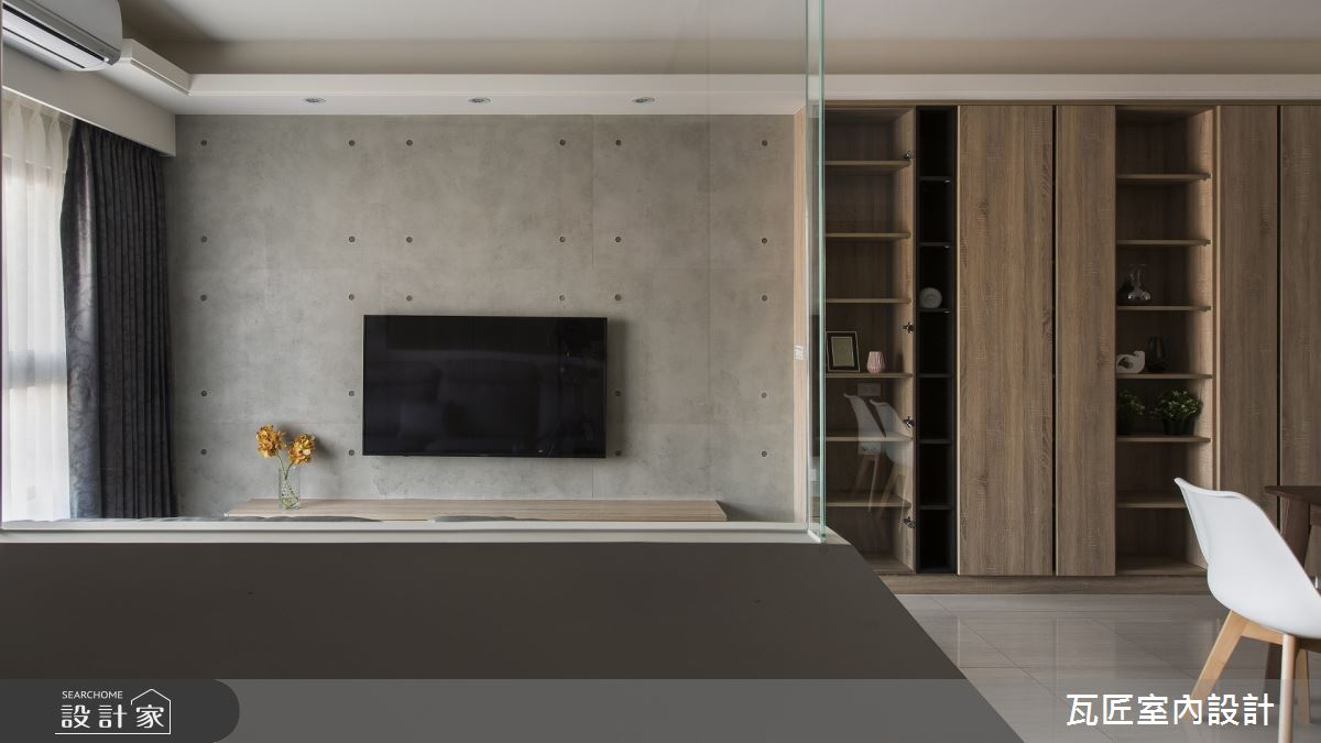 20坪新成屋(5年以下)＿北歐風客廳案例圖片＿瓦匠室內裝修工程有限公司＿瓦匠_青靜之4