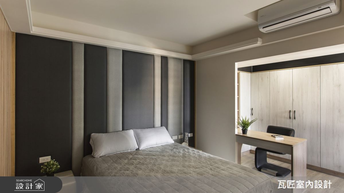 20坪新成屋(5年以下)＿北歐風臥室案例圖片＿瓦匠室內裝修工程有限公司＿瓦匠_青靜之11