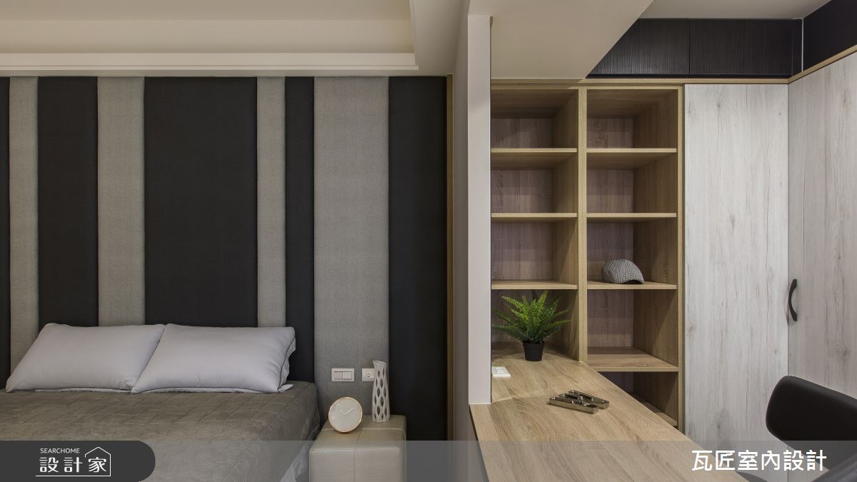 20坪新成屋(5年以下)＿北歐風臥室案例圖片＿瓦匠室內裝修工程有限公司＿瓦匠_青靜之12