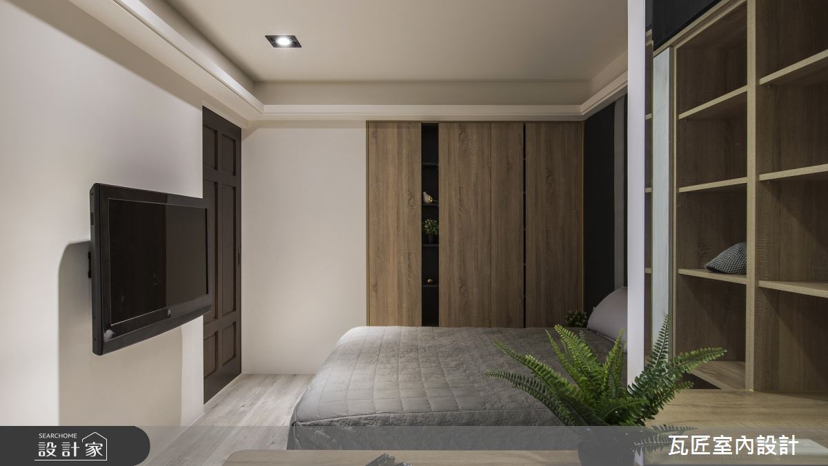 20坪新成屋(5年以下)＿北歐風臥室案例圖片＿瓦匠室內裝修工程有限公司＿瓦匠_青靜之13