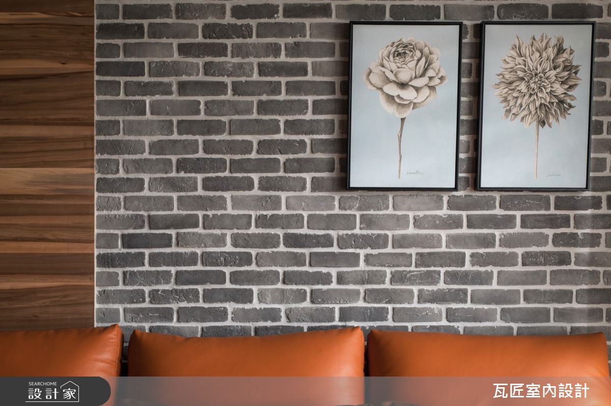 25坪新成屋(5年以下)＿工業風客廳案例圖片＿瓦匠室內裝修工程有限公司＿瓦匠_國都苑之28