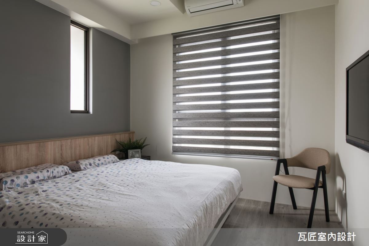25坪新成屋(5年以下)＿工業風臥室案例圖片＿瓦匠室內裝修工程有限公司＿瓦匠_國都苑之36