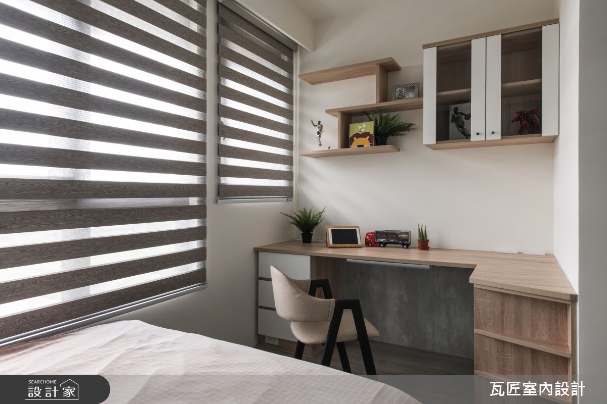 25坪新成屋(5年以下)＿工業風臥室案例圖片＿瓦匠室內裝修工程有限公司＿瓦匠_國都苑之40