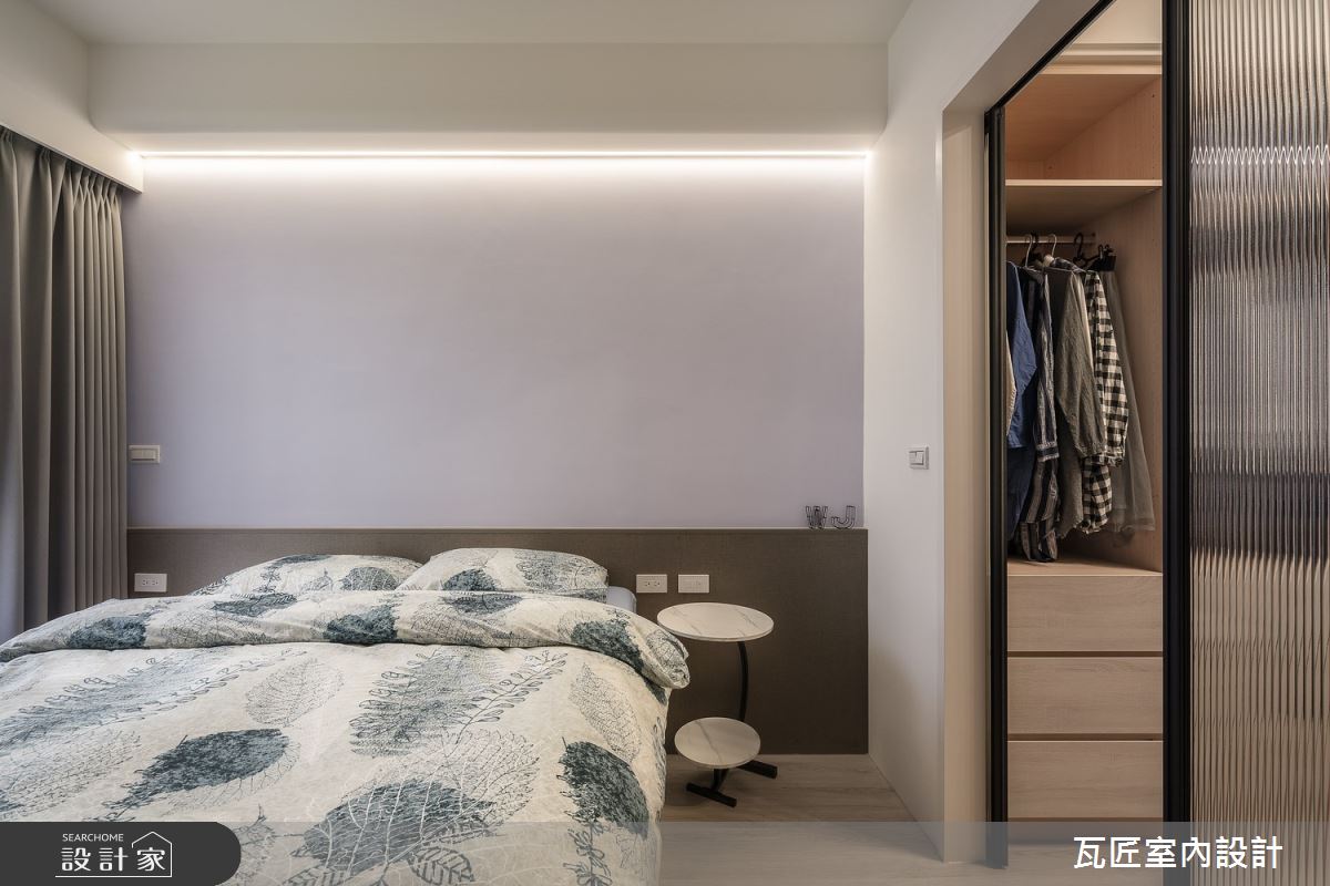 13坪新成屋(5年以下)＿北歐風臥室更衣間案例圖片＿瓦匠室內裝修工程有限公司＿瓦匠_淡水 新品苑【A3】之5