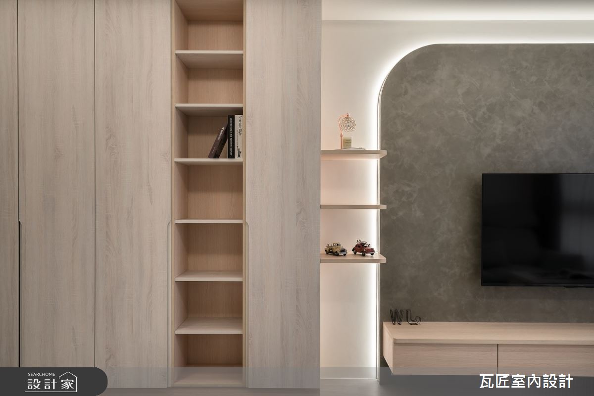 15坪新成屋(5年以下)＿北歐風客廳案例圖片＿瓦匠室內裝修工程有限公司＿瓦匠_淡水 新品苑【A2】之8
