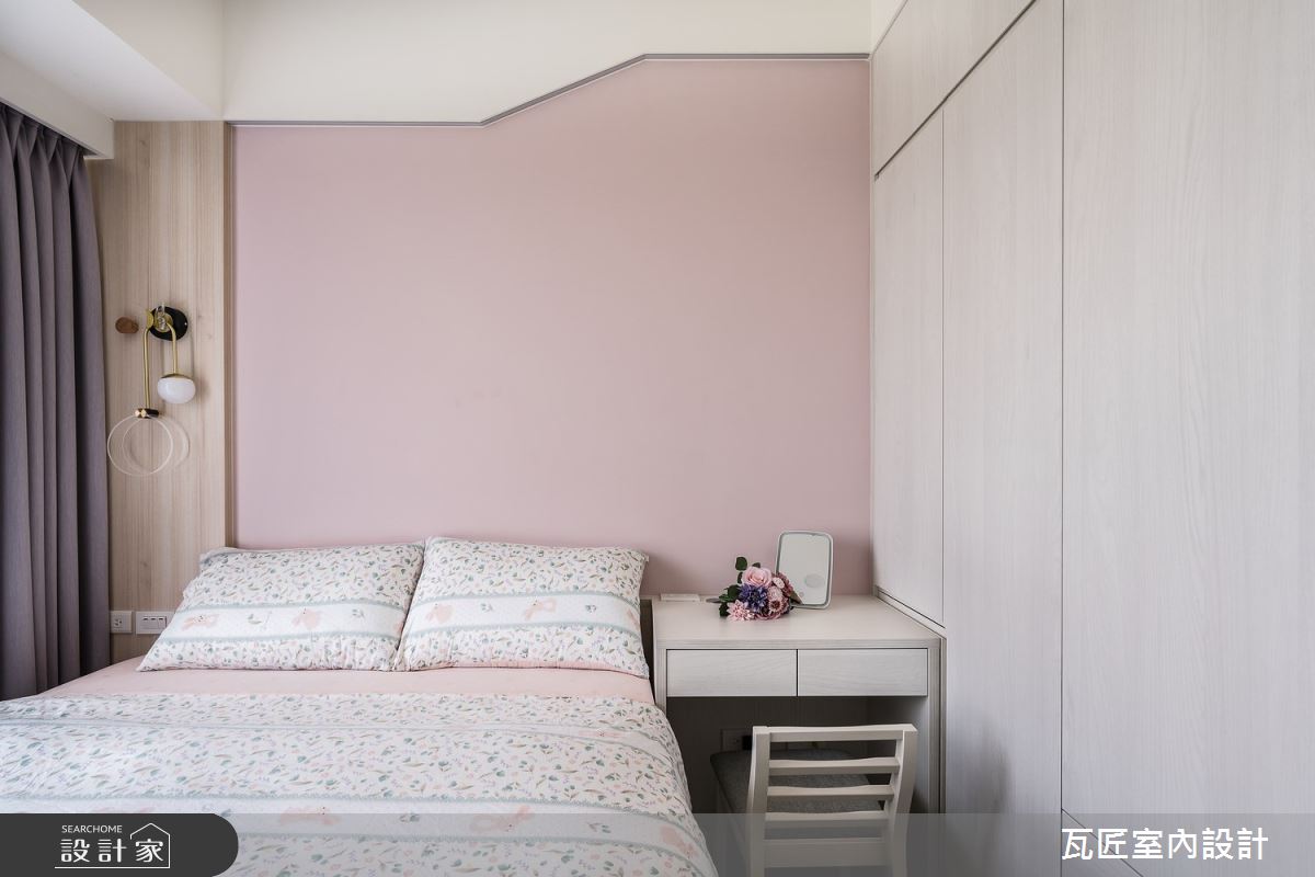 15坪新成屋(5年以下)＿北歐風臥室案例圖片＿瓦匠室內裝修工程有限公司＿瓦匠_淡水 新品苑【A2】之13