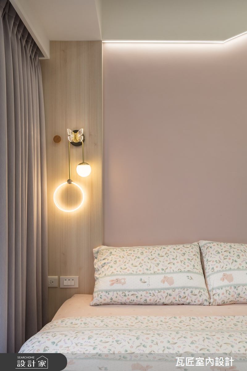 15坪新成屋(5年以下)＿北歐風臥室案例圖片＿瓦匠室內裝修工程有限公司＿瓦匠_淡水 新品苑【A2】之15