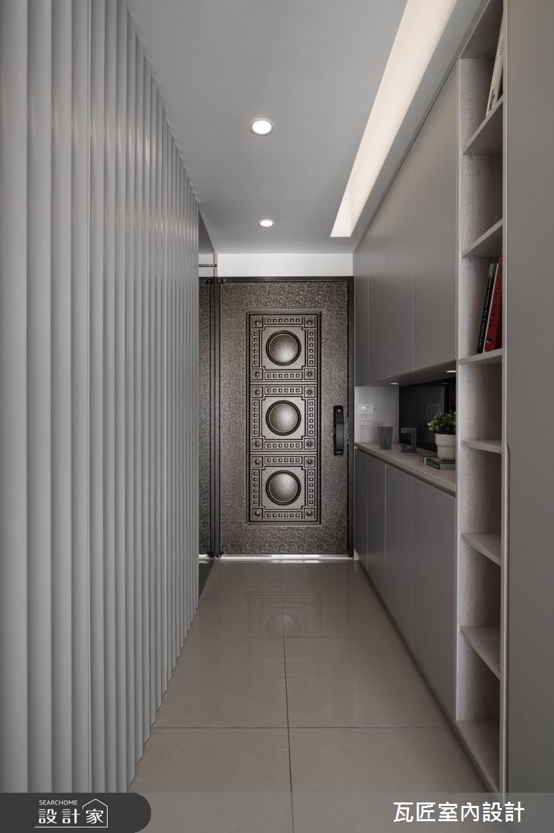 25坪新成屋(5年以下)＿現代風玄關案例圖片＿瓦匠室內裝修工程有限公司＿瓦匠_樸沁之所【2024 法國French Design Awards Silver Winner】之2