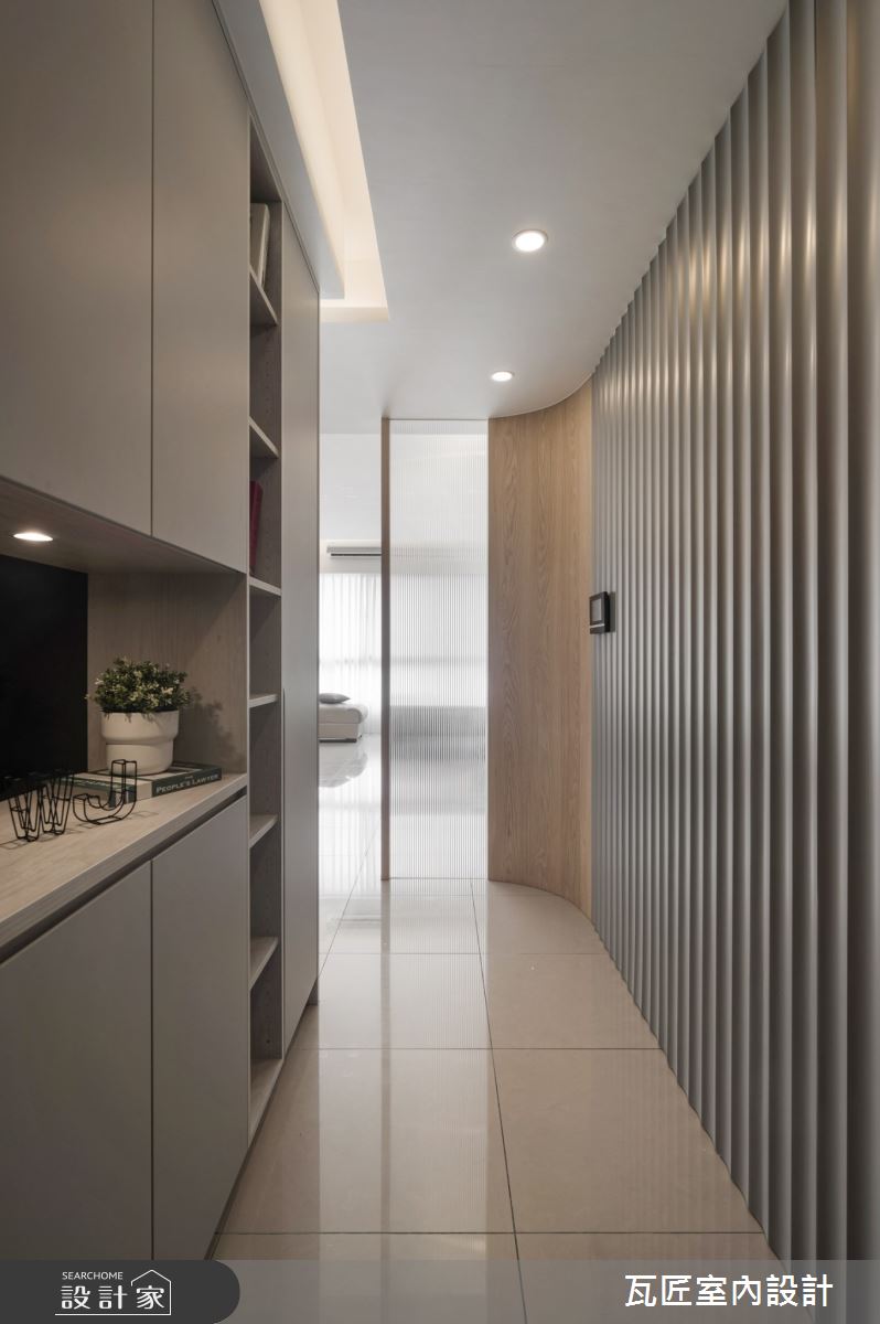 25坪新成屋(5年以下)＿現代風玄關案例圖片＿瓦匠室內裝修工程有限公司＿瓦匠_樸沁之所【2024 法國French Design Awards Silver Winner】之4