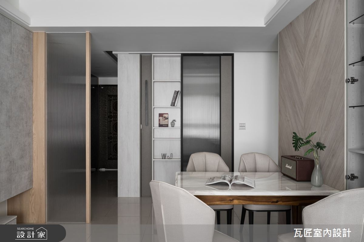 25坪新成屋(5年以下)＿現代風玄關餐廳案例圖片＿瓦匠室內裝修工程有限公司＿瓦匠_樸沁之所【2024 法國French Design Awards Silver Winner】之8