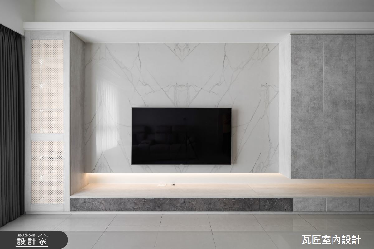 25坪新成屋(5年以下)＿現代風客廳案例圖片＿瓦匠室內裝修工程有限公司＿瓦匠_樸沁之所【2024 法國French Design Awards Silver Winner】之18