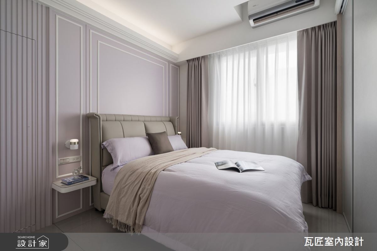 25坪新成屋(5年以下)＿現代風臥室案例圖片＿瓦匠室內裝修工程有限公司＿瓦匠_樸沁之所【2024 法國French Design Awards Silver Winner】之28