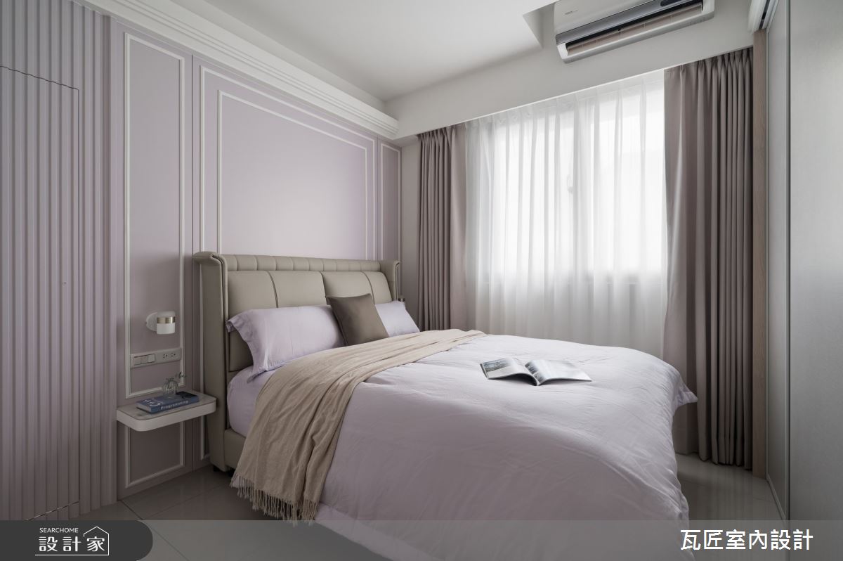 25坪新成屋(5年以下)＿現代風臥室案例圖片＿瓦匠室內裝修工程有限公司＿瓦匠_樸沁之所【2024 法國French Design Awards Silver Winner】之29