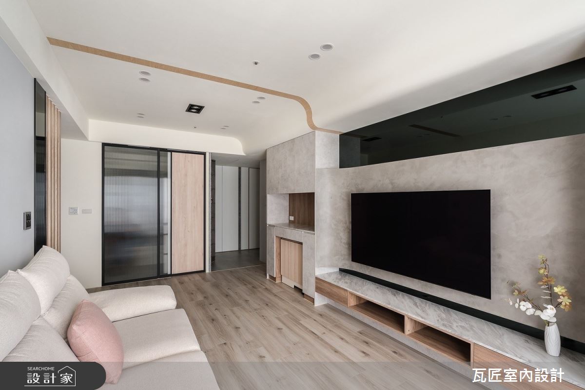 30坪新成屋(5年以下)＿北歐風客廳案例圖片＿瓦匠室內裝修工程有限公司＿瓦匠_八德 元臺謙之5