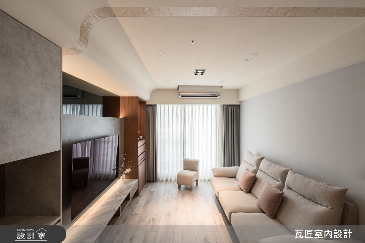 30坪新成屋(5年以下)＿北歐風客廳案例圖片＿瓦匠室內裝修工程有限公司＿瓦匠_八德 元臺謙之6